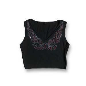 Tank top crop top y2k